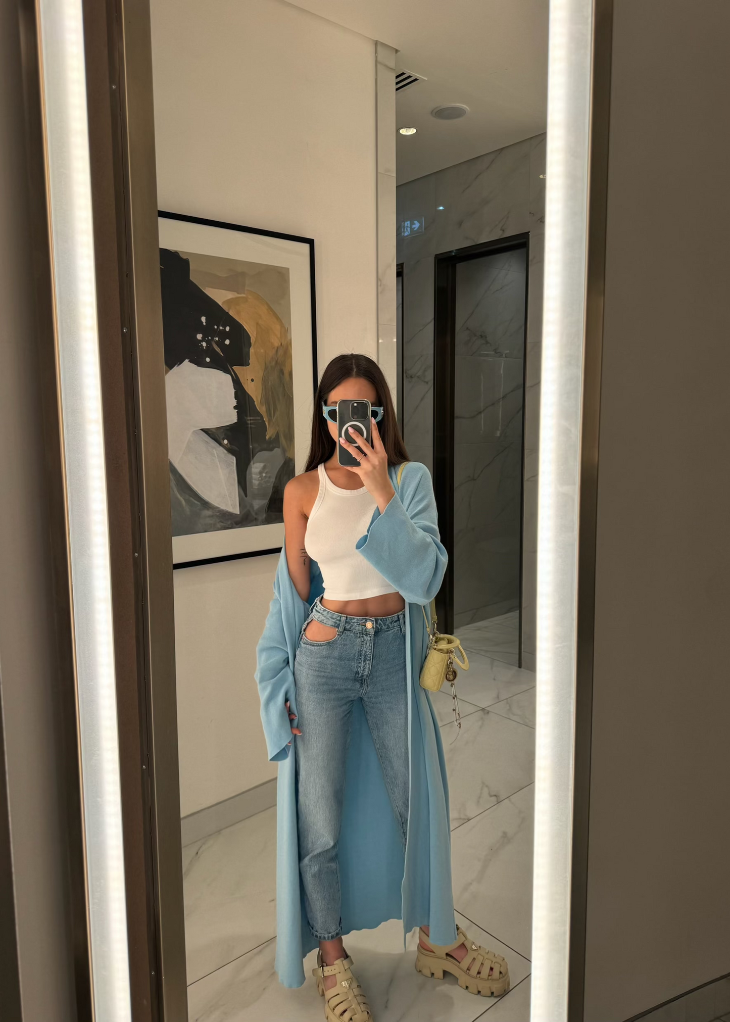 Dion Cardigan Baby Blue