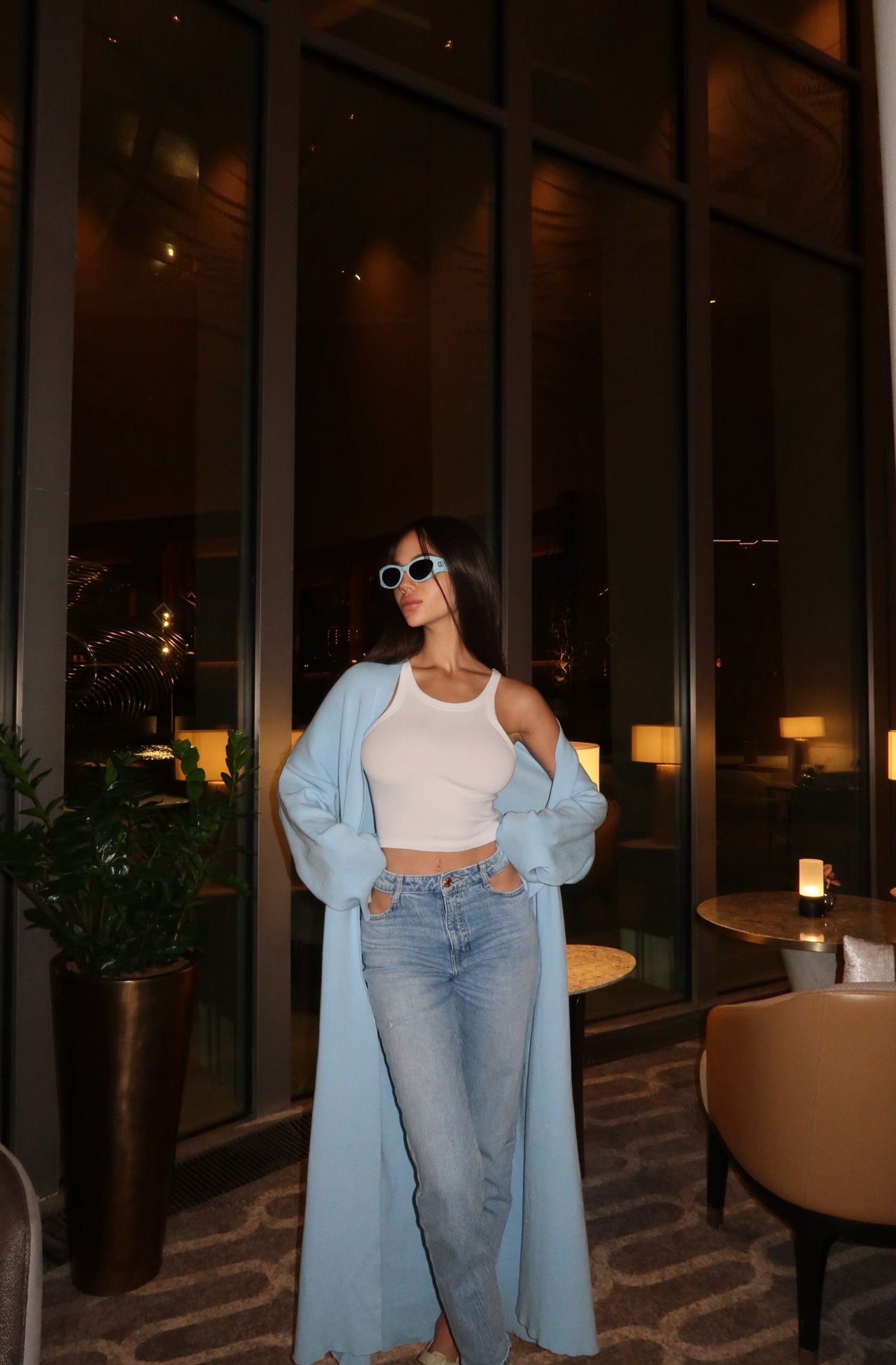 Dion Cardigan Baby Blue