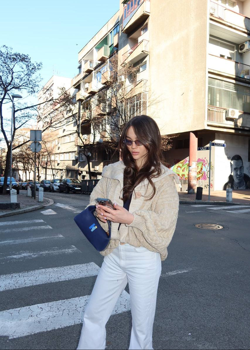 Mini Bomber Soft Beige