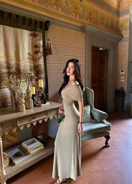 Noa Dress Beige