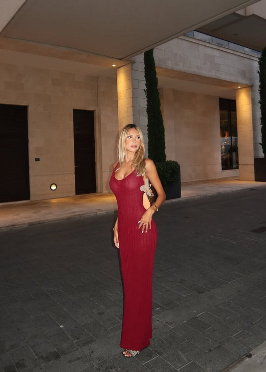 Stella Burgundy dress
