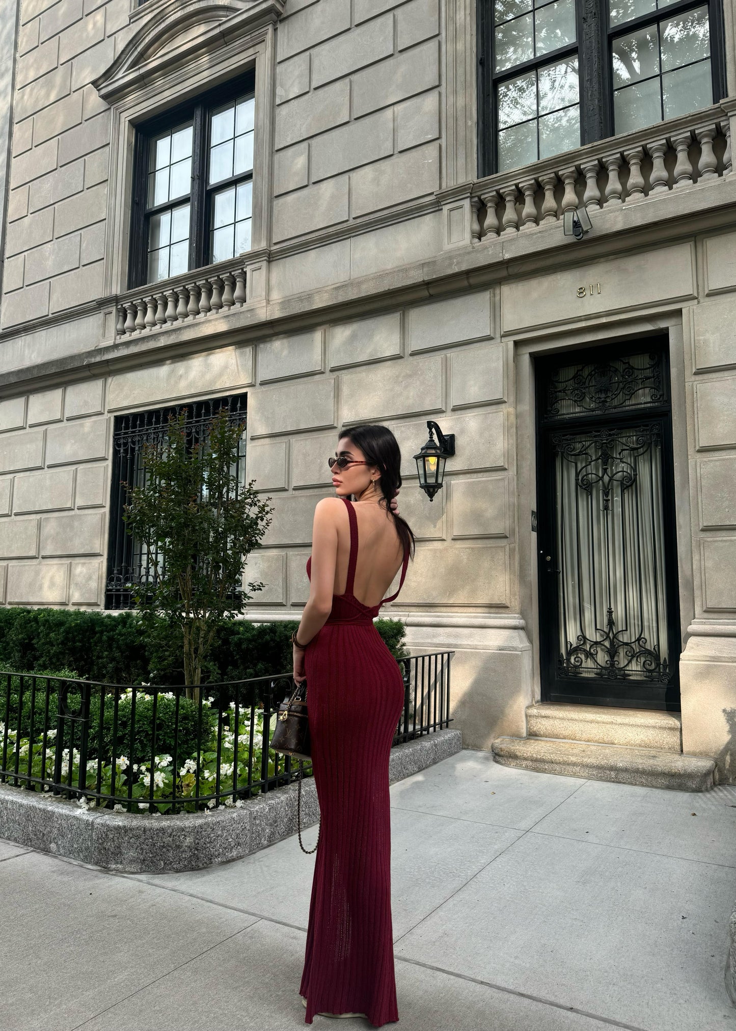 Stella Burgundy dress