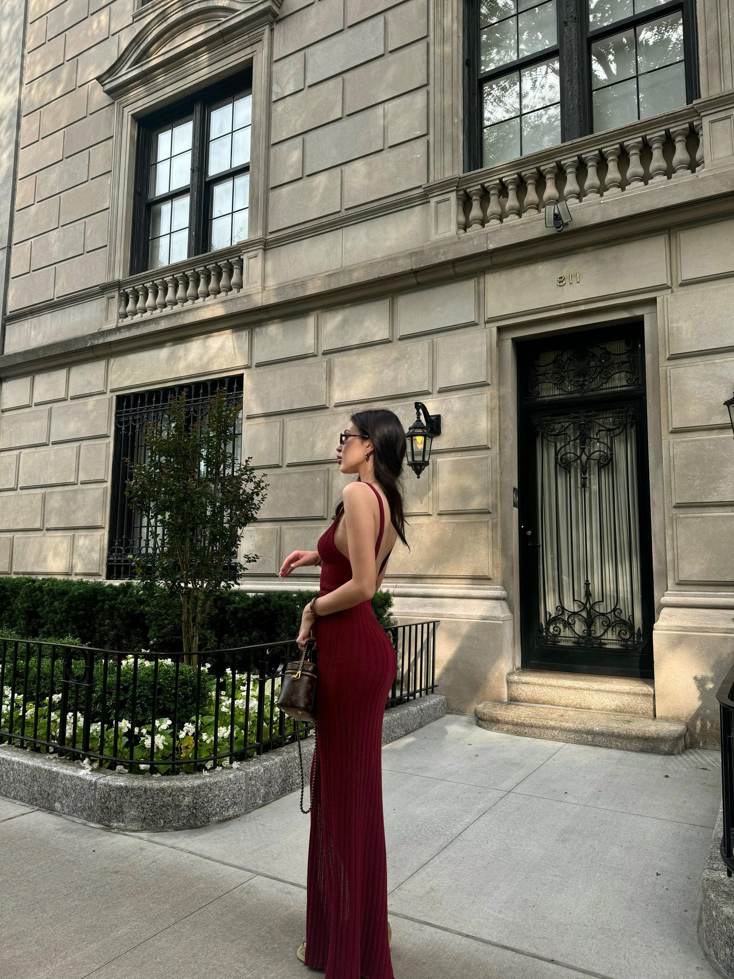 Stella Burgundy dress