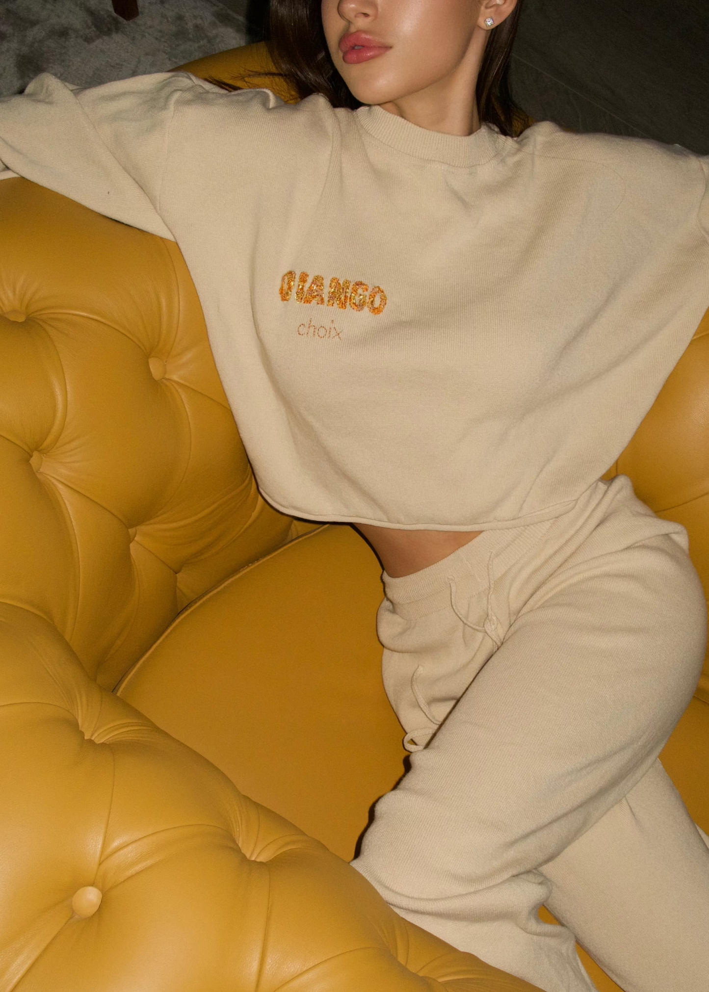 Cream Knit Set