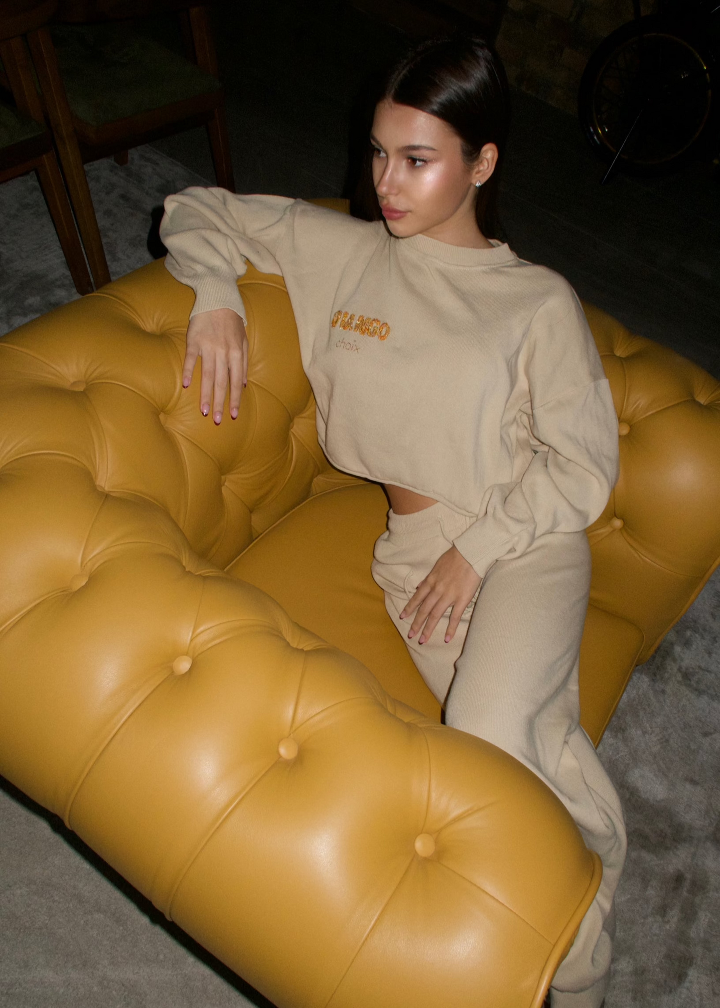 Cream Knit Set