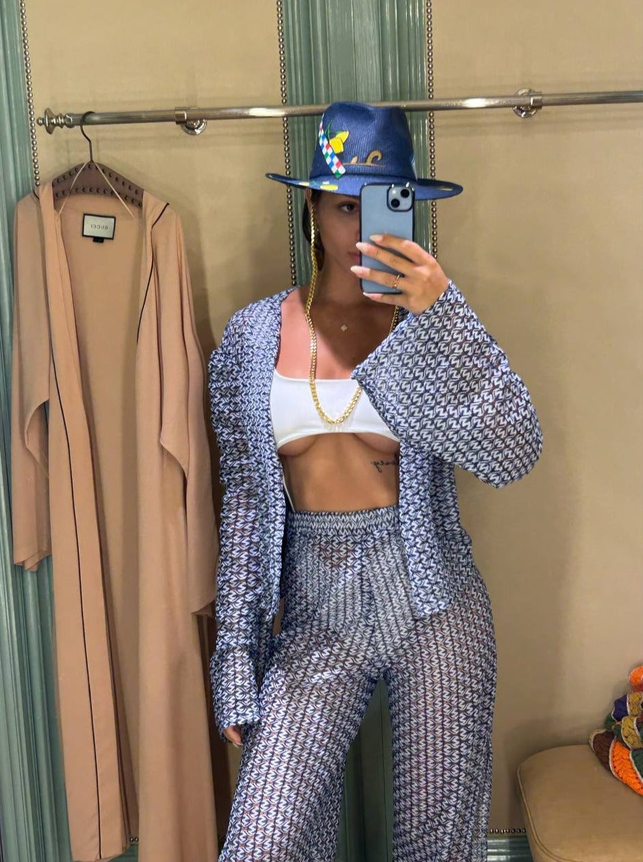 Blue Suit Set